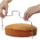 Smooth Surface Layer Cake Leveler, Adjustable Stainless Steel Cake Cutter With Thick Blade For Non-Deform, Perfect For Baking Adjustable Precision 2