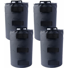 Ergonomically Designed Canopy Weights, Space-saving Water Weight Bags For Unmatched Tent Stability, With Durable Velcro Straps And Strong Pvc Fabric