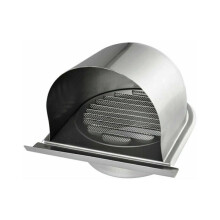 Exhaust System For Bathrooms, Stainless Steel With Weatherproof Design, Easy Installation Without Screws Or Screwdrivers, Built-in Screen Mesh To