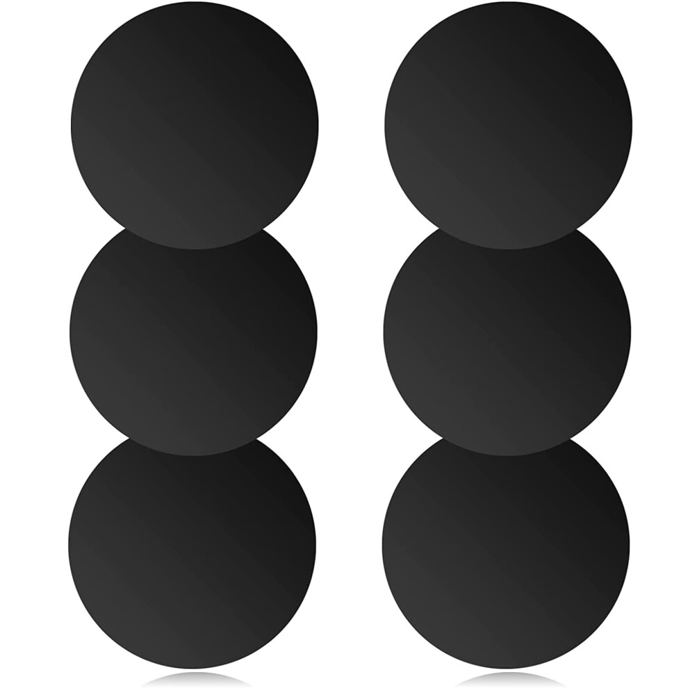 Thin Metal Plates For Magnetic Mounts, Circular Cell Phone Holder Stickers, Adhesive Metal Plates, Replacement Metal Plates, Strong 3M Adhesive 9340959619597