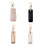 Portable Neck Strap Pen Holder Keychain Convenient-White 2