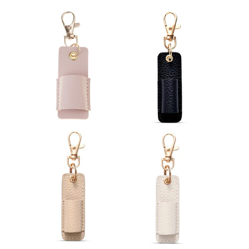 Multifunctional Pen Holder Keychain Stylish Pen Case-Black 1