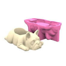 Reusable Silicone Mold Pen Holder Mould Dog Handmade Craft Mould