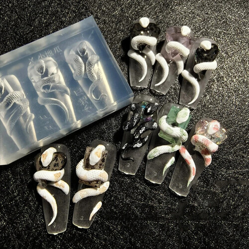 3D Embossed Silicone Mold Nail Art Handy Template-Style 2 2
