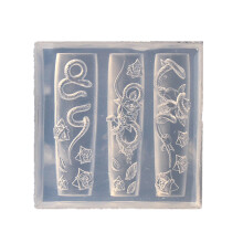 Komplizierte 3D-Nagelkunstform mit Rosenblüten, zarte-Stil 6