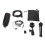 Microfone dinâmico com captação cardioide para podcasting e gravação, com qualidade de voz nítida e clara, interface USB XLR, substituto para 1