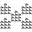 50Ud Clips Negros Para Eliminación De En Paneles Solares 3