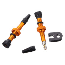 2Pares Válvulas De Tubeless Aluminio Y Cobre