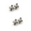4Ud Adaptadores Macho 1/4" Rosca Doble Plata Para Trípode Y Cámara 7