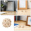 35Ud Bolas Rattan Beige Para De Jarrones Y Decoración Rústica 7