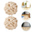 35Ud Bolas Rattan Beige Para De Jarrones Y Decoración Rústica 10
