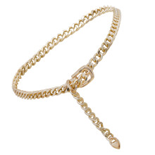 2Ud Cinturón Decorativa Para Mujer, Accesorio Dorado Para Jeans