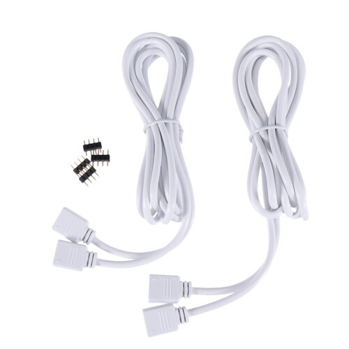 3Ud Cable Extensión Flexible Rgb Para Luces LED Conector 1