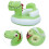 5Ud Inflable Bebé PVC Verde Para Apoyo Suave 11