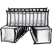 4Jgo Organizador Hogar Cajón Ropa Interior Brasier Calcetines Negro