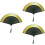 3Ud Abanicos Chinos Plegables De Bambú Para Decoración 8