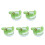 5Ud Inflable Bebé PVC Verde Para Apoyo Suave 8