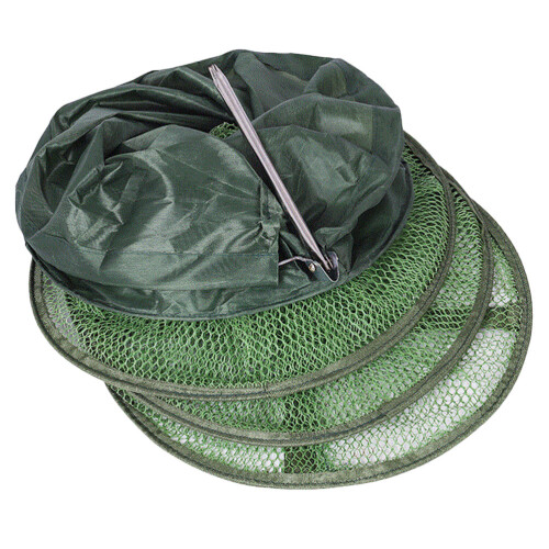 2Ud Red De Pesca Reutilizable Verde Con Para Uso Profesional
