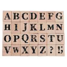 28Ud Sellos Madera De Caucho Beige Para Decoración Y Scrapbooking DIY