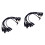 12Ud Adaptador Audio Auricular 2.5mm A 3.5mm Con Conectores Molded 4