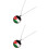 4Ud Para Mujer Con Colgante Multicolor Material Metal 7