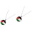 4Ud Para Mujer Con Colgante Multicolor Material Metal 6