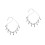 2Ud Ornamental Para Cabello Mujer En Aleación Plateada 7