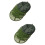 2Ud Red De Pesca Reutilizable Verde Con Para Uso Profesional 9