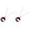 4Ud Para Mujer Con Colgante Multicolor Material Metal 4