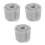 3Ud Protector De Canalón Acero Inoxidable Plateado Para Hogar Durable 6