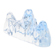 2Ud Reposapinceles De Cristal Azul Celeste Para Caligrafía Y Arte