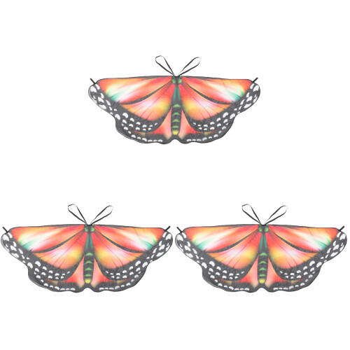 3Ud Alas De Para Niños De Chifón Multicolor Para Cosplay 1