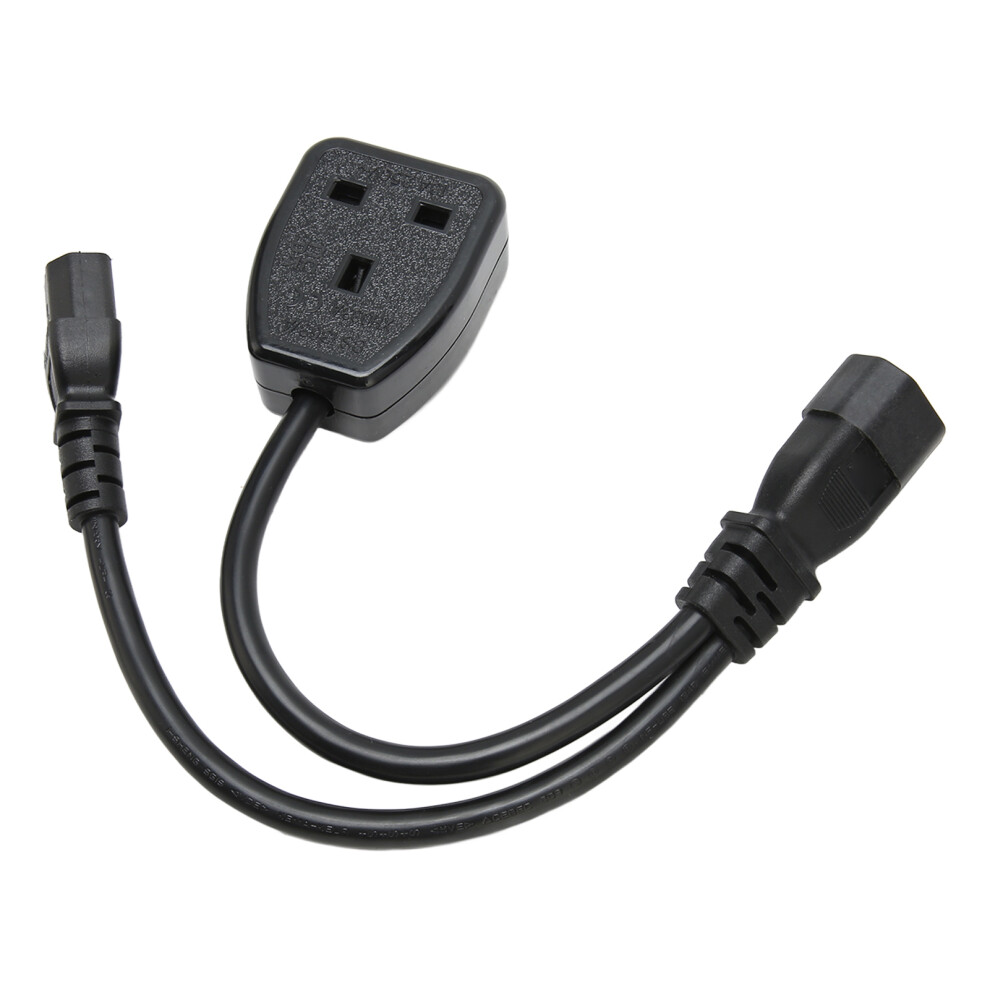0.32M Iec320 C13 To C14 Y Splitter Cable Waterproof And Heat Resistant 8411370891921