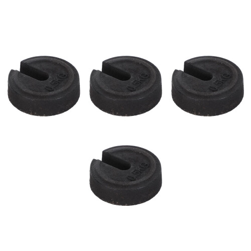 4Ud Para Ajuste De Balanzas, Metal Negro Con Gancho Práctico 2