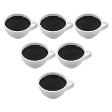 6Ud Miniaturas Tazas De Café Plásticas ABS Coloridas Para Adornos