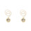 2Ud De Bolsillo Retro Dorado Con Y 7
