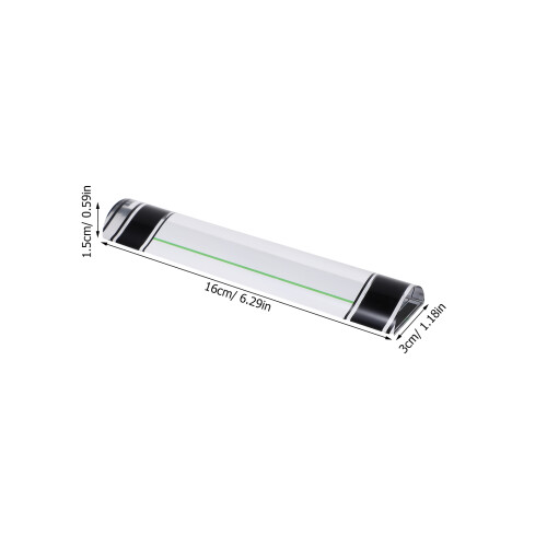 Sturdy Green Acrylic Magnifying Ruler for Students and Crafting 1