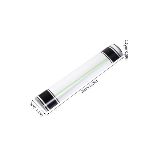Sturdy Green Acrylic Magnifying Ruler for Students and Crafting 2