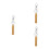 3Ud Kit Moldeador Punta Taco Snooker Pool Aluminio Dorado 5