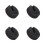 4Ud Para Ajuste De Balanzas, Metal Negro Con Gancho Práctico 6