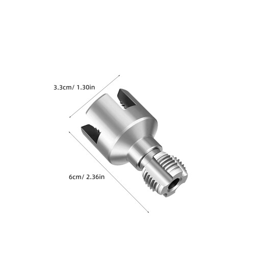 2Pcsferramenta Rosqueadora Interna E Externa De PVC Prata 1