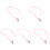 5Ud De Guantes Rosa Multifuncional De Nylon Exterior 4