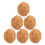 30Ud Nueces Artificiales De PVC Marrón Para Ornamentación 1