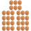 30Ud Nueces Artificiales De PVC Marrón Para Ornamentación 8