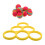 2Jgo De Flotantes Eva Amarillo Para Piscina 2