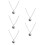 5Ud Collar Para Acero Inoxidable Con Taoísmo 5