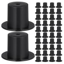 120Ud Mini Sombreros Negros Para Decorar Muñecos Y Fiestas Navideñas