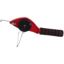 Caña Mini Para Pesca En Hielo Roja Con Mango Antideslizante