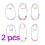 12 Collar Y Niña Multicolor Y Seguro 1