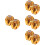 8Ud Protector Maceta Dorado Accesorio Reutilizable Para Oficina 6